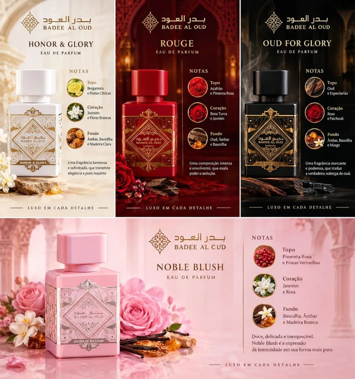 Perfume árabe Bade'e Al oud