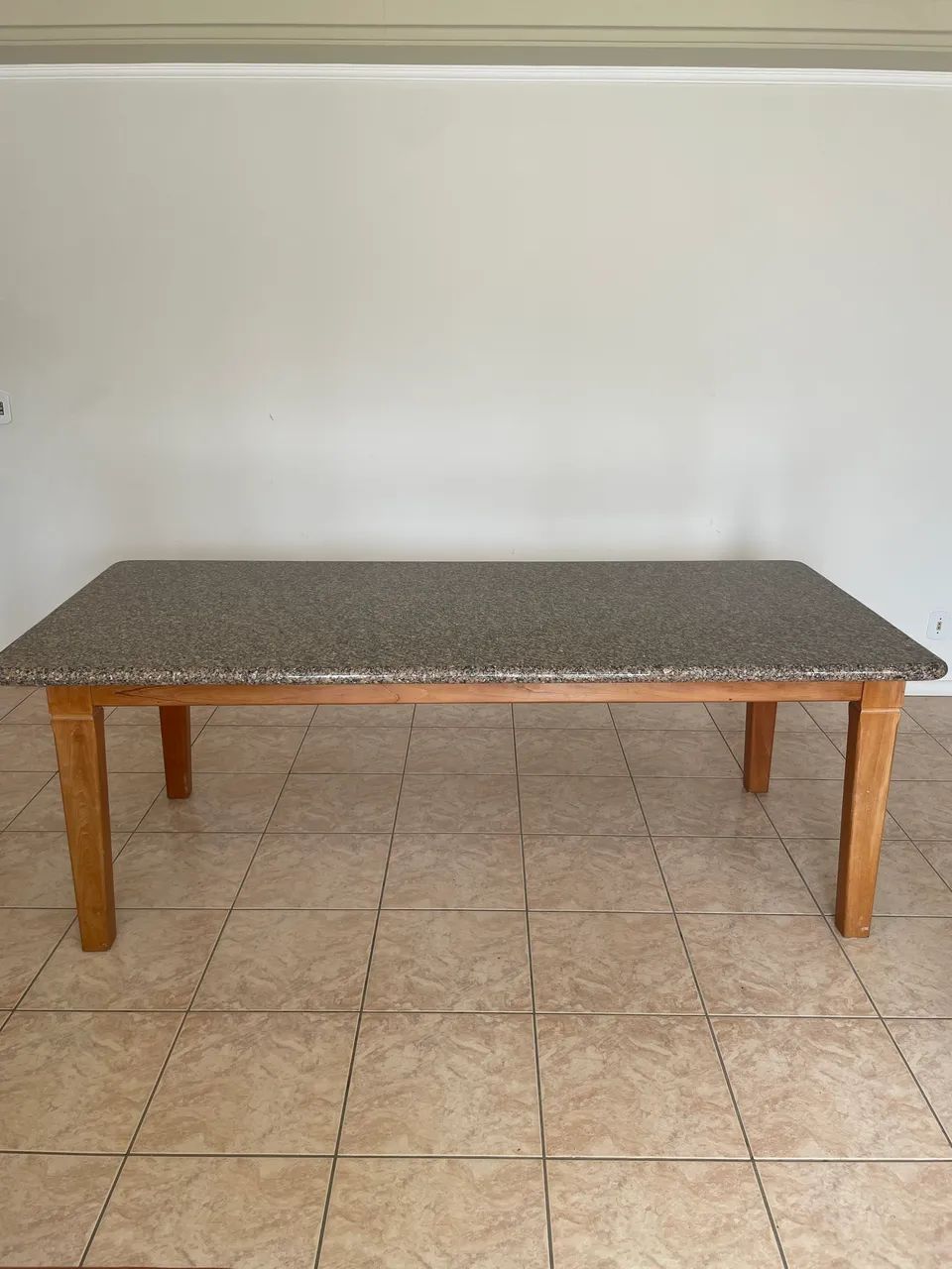 Mesa para 10 lugares: Madeira Maciça com Granito - Foto 5