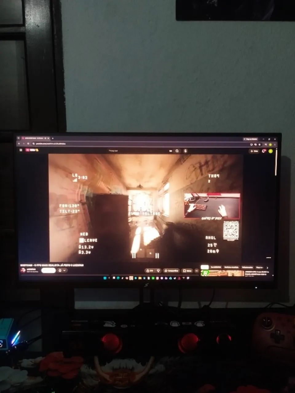 Monitor super frame, 27 polegadas quad HD 180 hz, 1ms painel fast IPS - Foto 3
