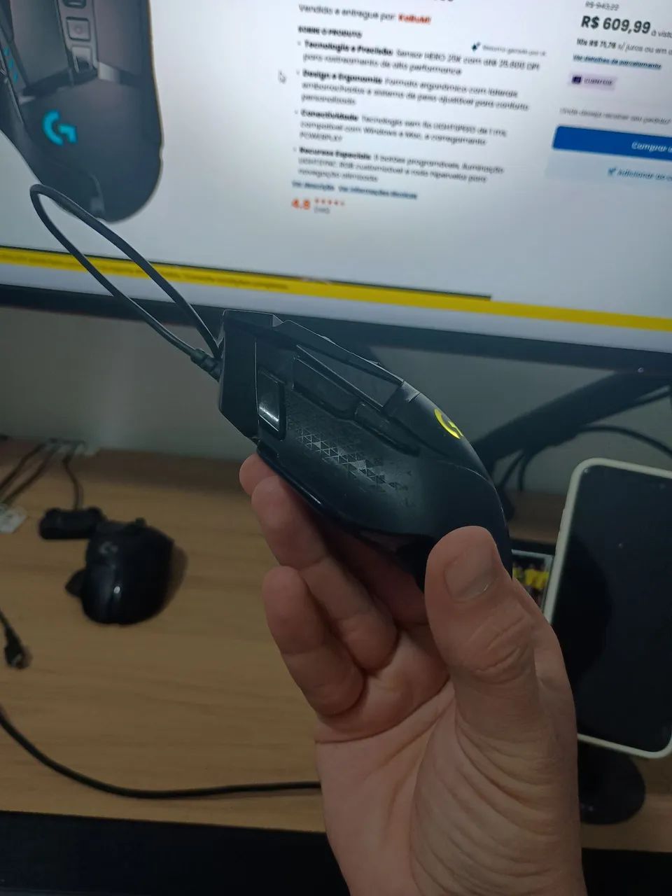 Mouse Logitech G502 Original - Foto 4