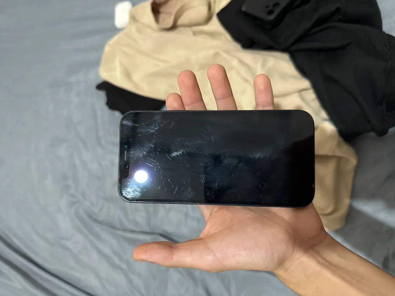 iPhone 12 Preto 128GB - Funcionando 100% (Leia a descrição)