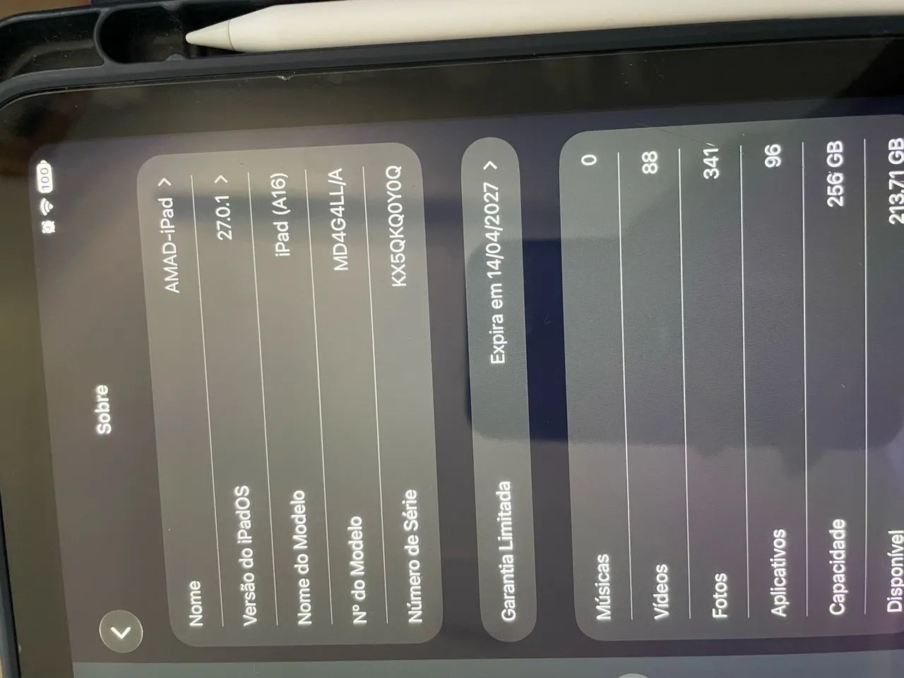 iPad Geração 11/ 256 gb - Foto 5