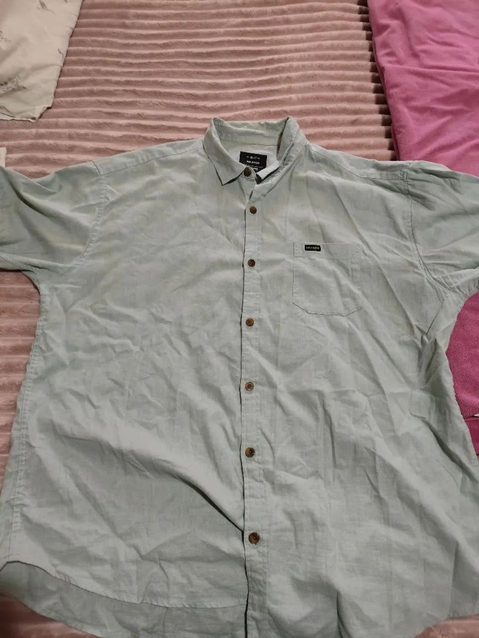 Vendo camisa de algodão masculina.