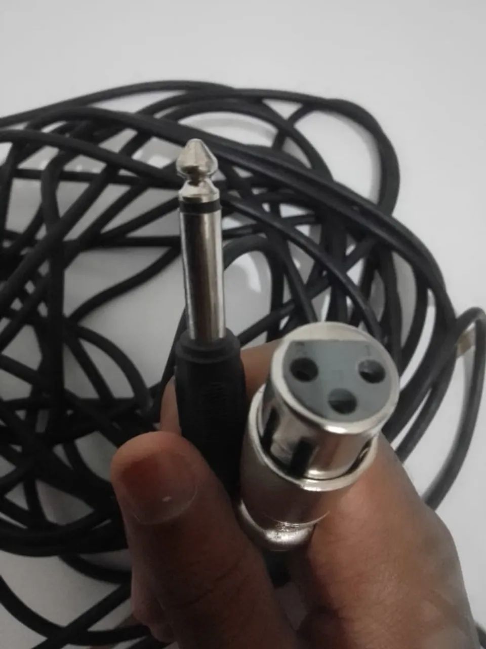 CABO PROFISSIONAL DE ÁUDIO P10 -  XLR - 8 METROS - Foto 2