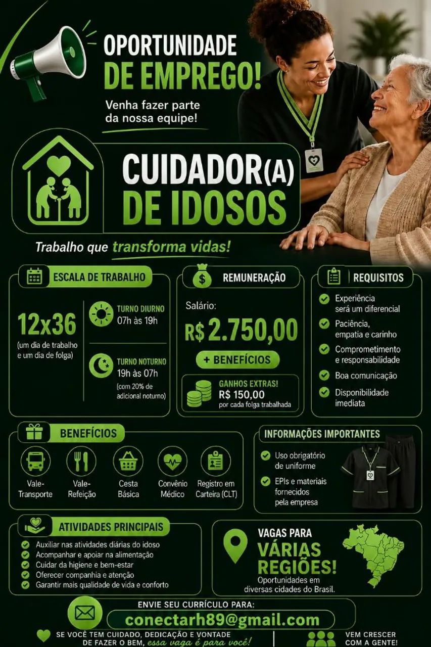 Vaga de emprego palmas Tocantins  - Foto 2