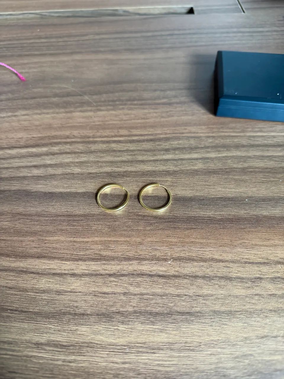 Par de brincos argola ouro 18k feminino  - Foto 4
