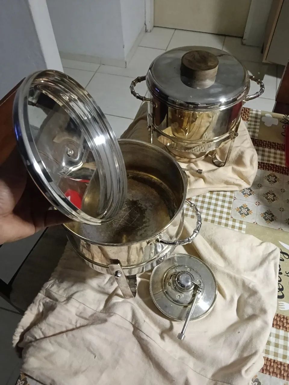 Panelas de prata (Rechaud) - Foto 2
