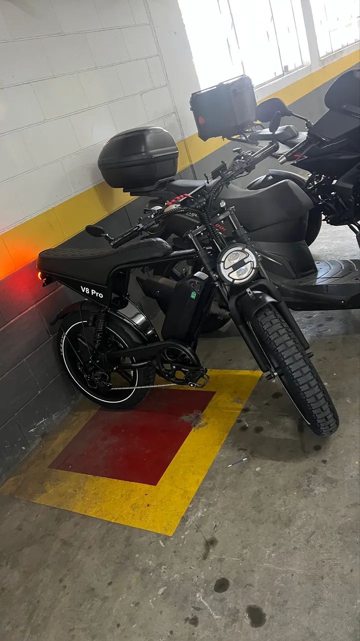 Bicicleta elétrica v8 pro  - Foto 4