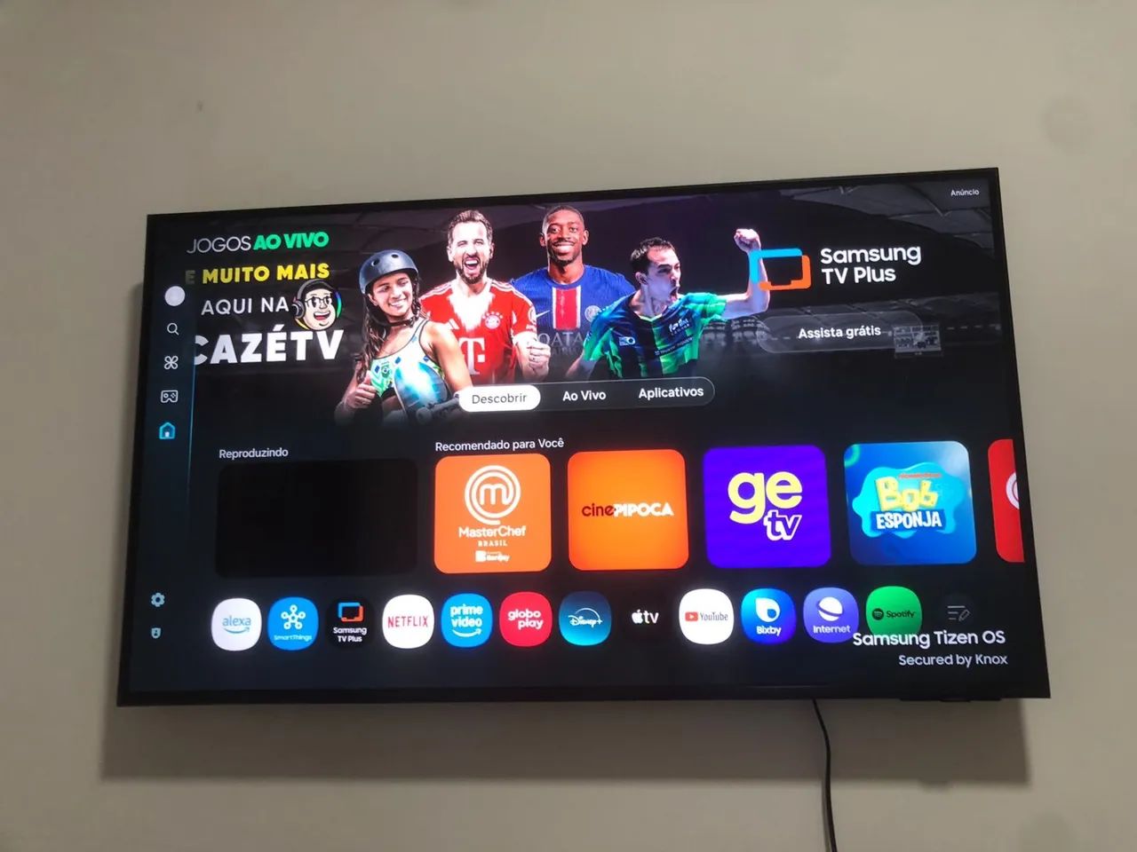 Troco smart tv 4k 43polegadas Samsung por iPhone  - Foto 5
