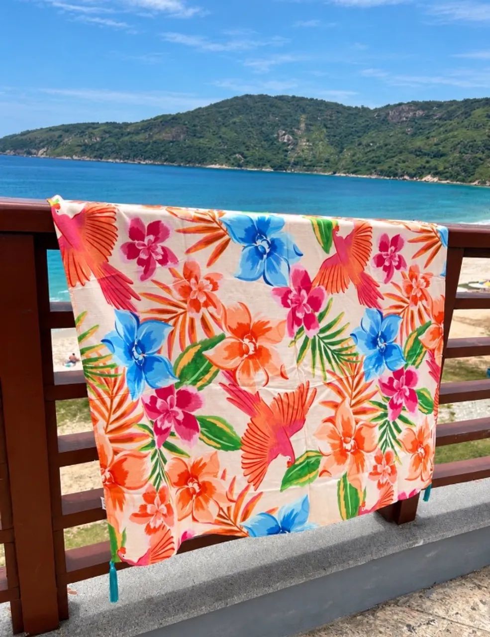 Cangas 100% viscose e Cangas atoalhadas - Foto 4