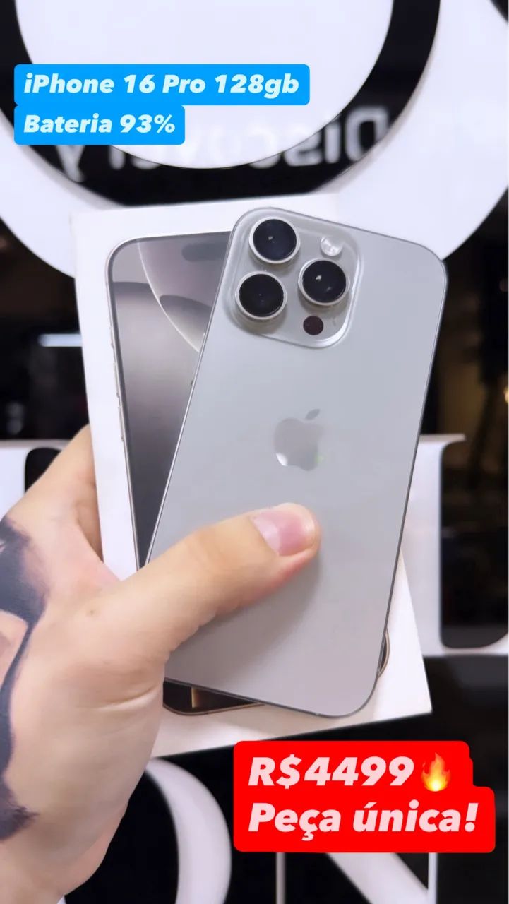 iPhone 16 Pro 128gb Natural Top