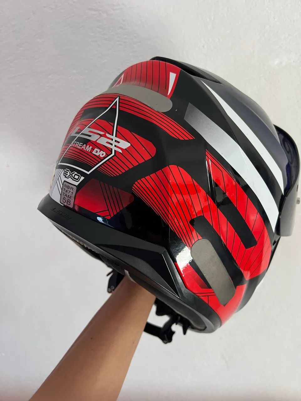 Capacete Ls2 c/ óculos interno  - Foto 4
