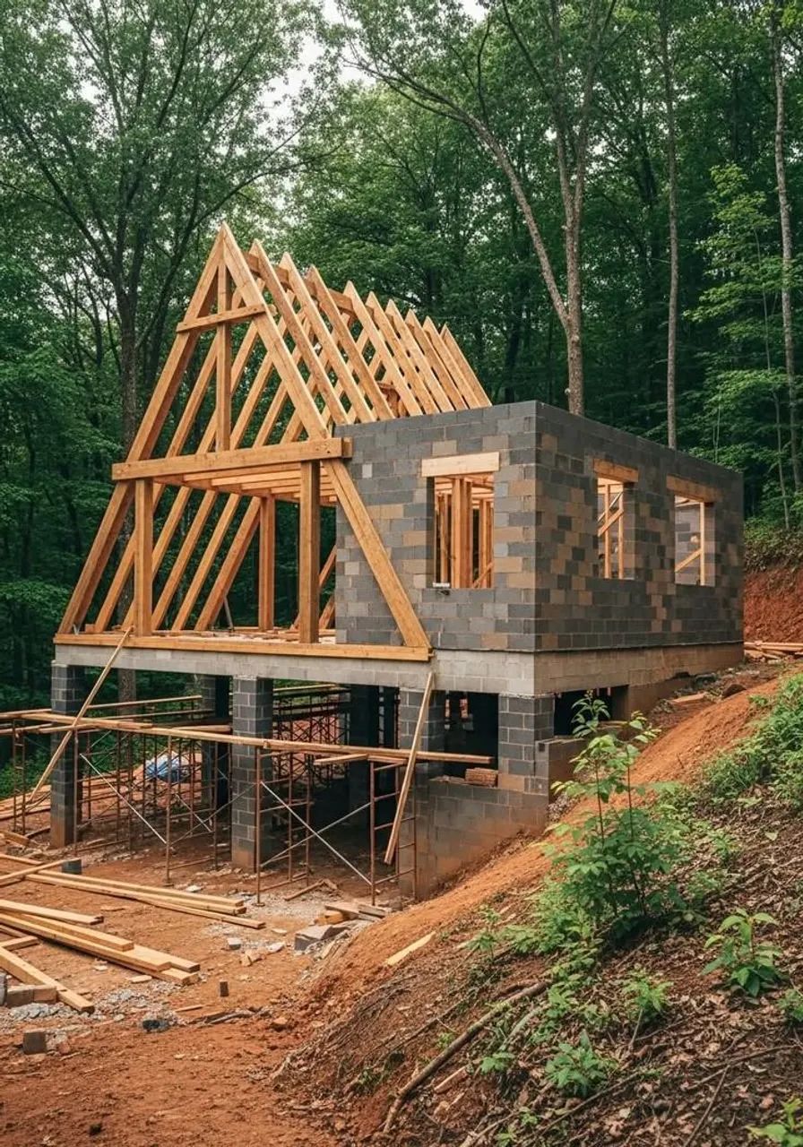 Construção chalés  - Foto 2
