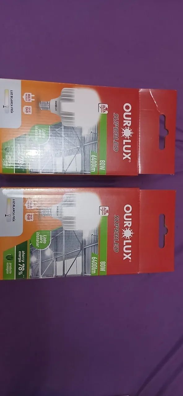 Lâmpada unidades  bocal e27 e40  bivolt  220v - Foto 3