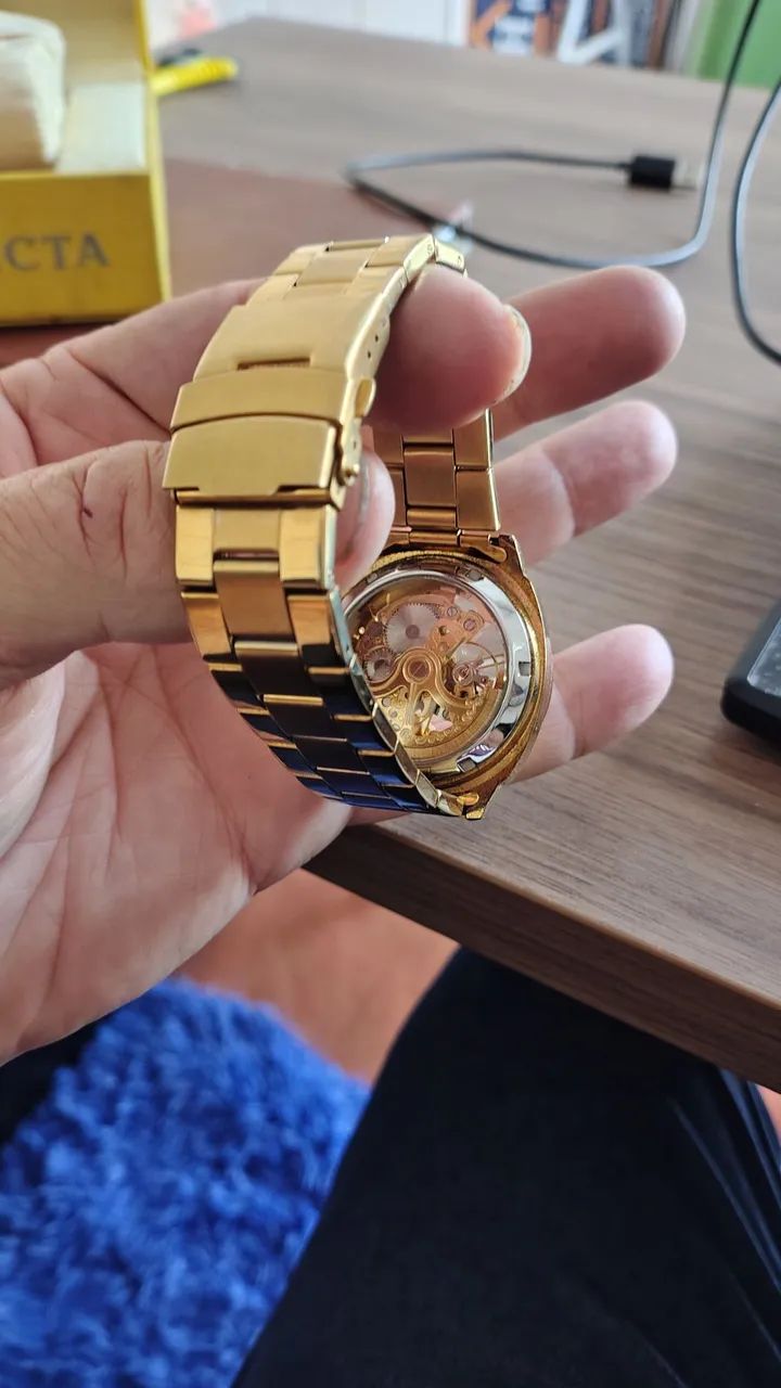 Relógio automático com fundo transparente  - Foto 4