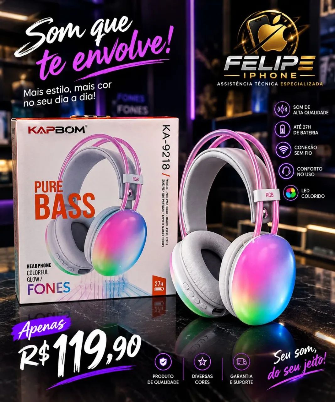 HEADPHONE KAPBOM KA-9218 ?