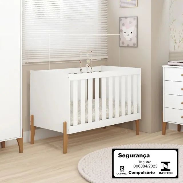 BERÇO 100% MDF DIVIDIMOS EM ATÉ 10X SEM JUROS