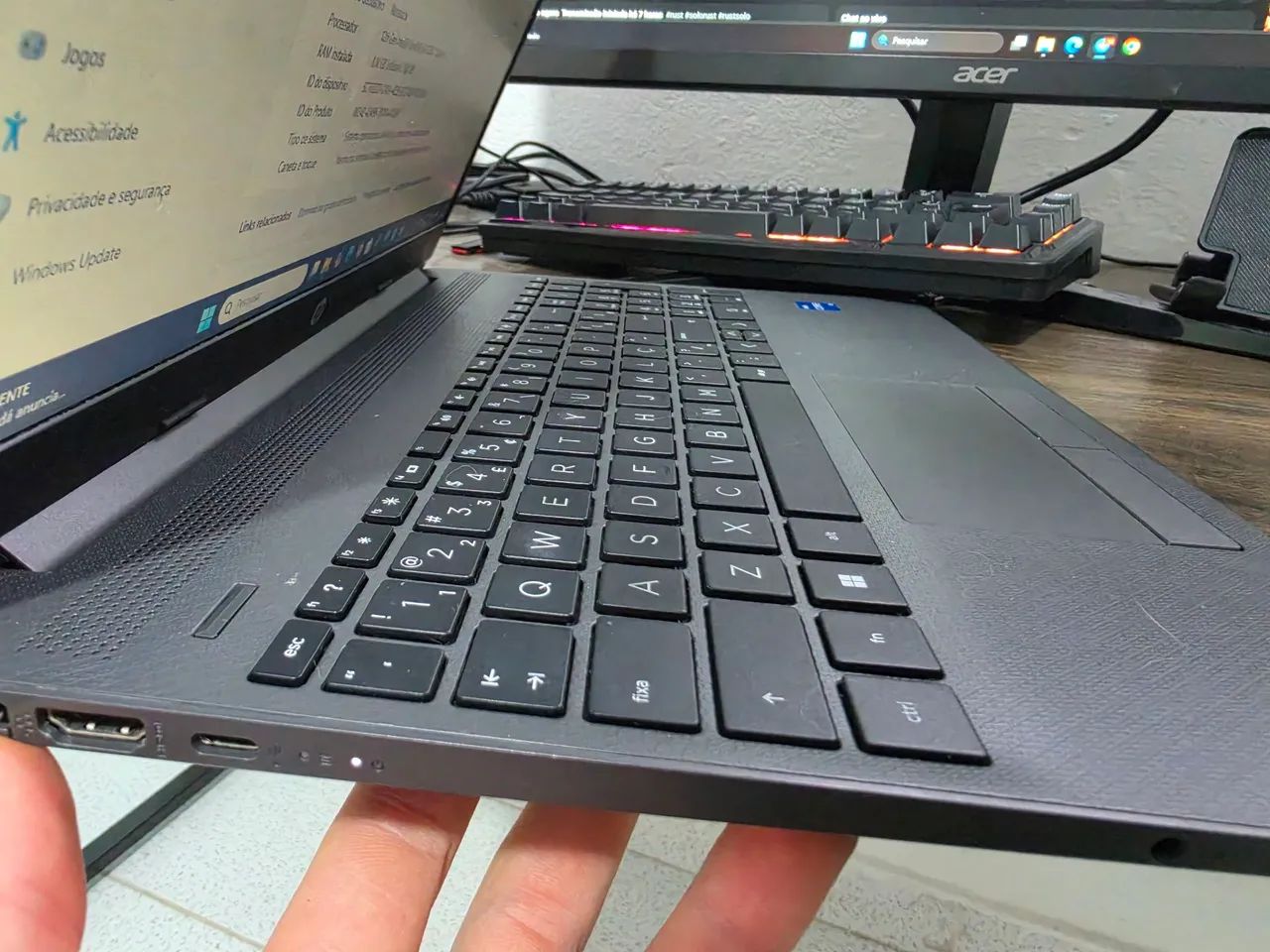 Notebook hp G9 i5 8/256 usado - Foto 5