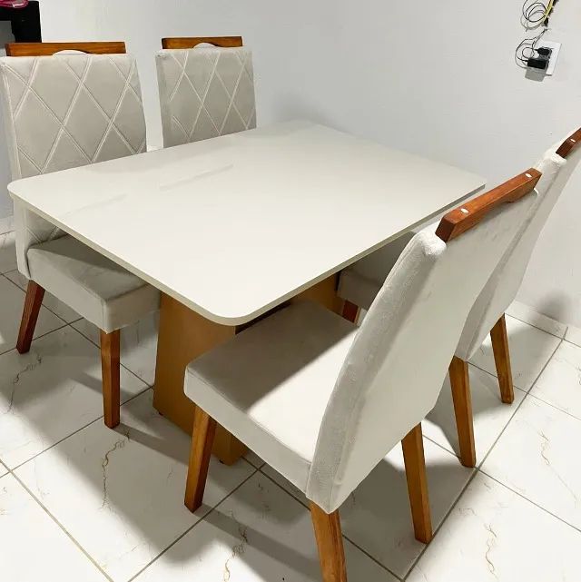 Mesa na promoção mdf 4 cadeiras  - Foto 5