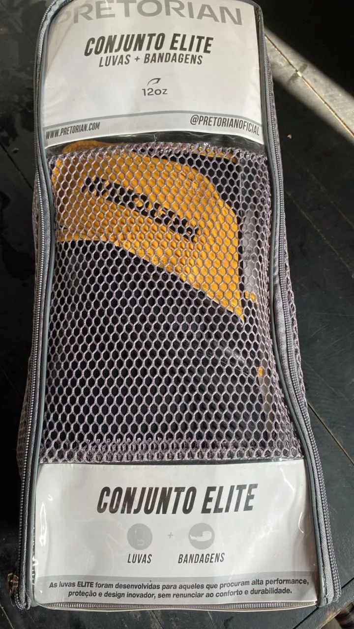 LUVAS DA PRETORIAN 12oz + BANDAGEM 5MT - Foto 2