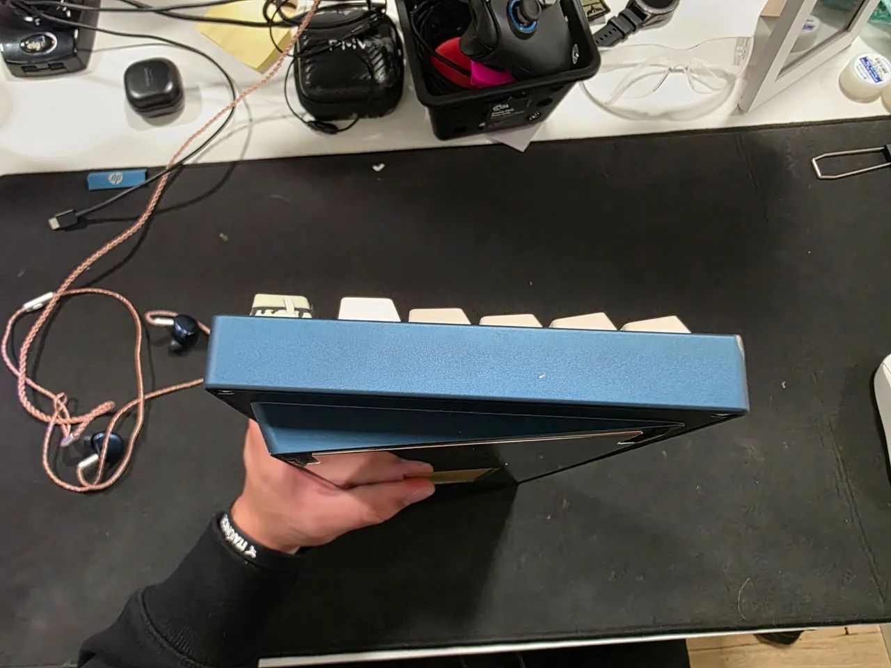 Teclado Custom 75% TGR Tomo SE Suave Blue - Foto 4