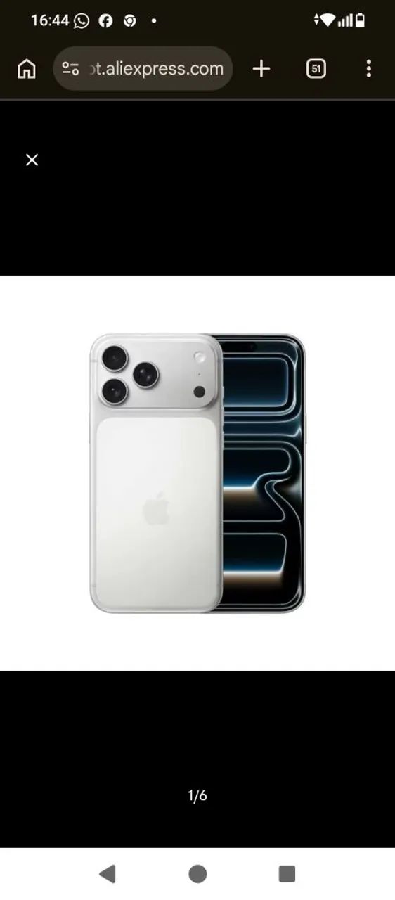 Apple iPhone 17 Pro Max 256GB Prateado 6,9" 48MP iOS 5G - Foto 2