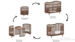 Kit Quarto bebê- Berço evolutivo, cama auxiliar e cômoda - Foto 5