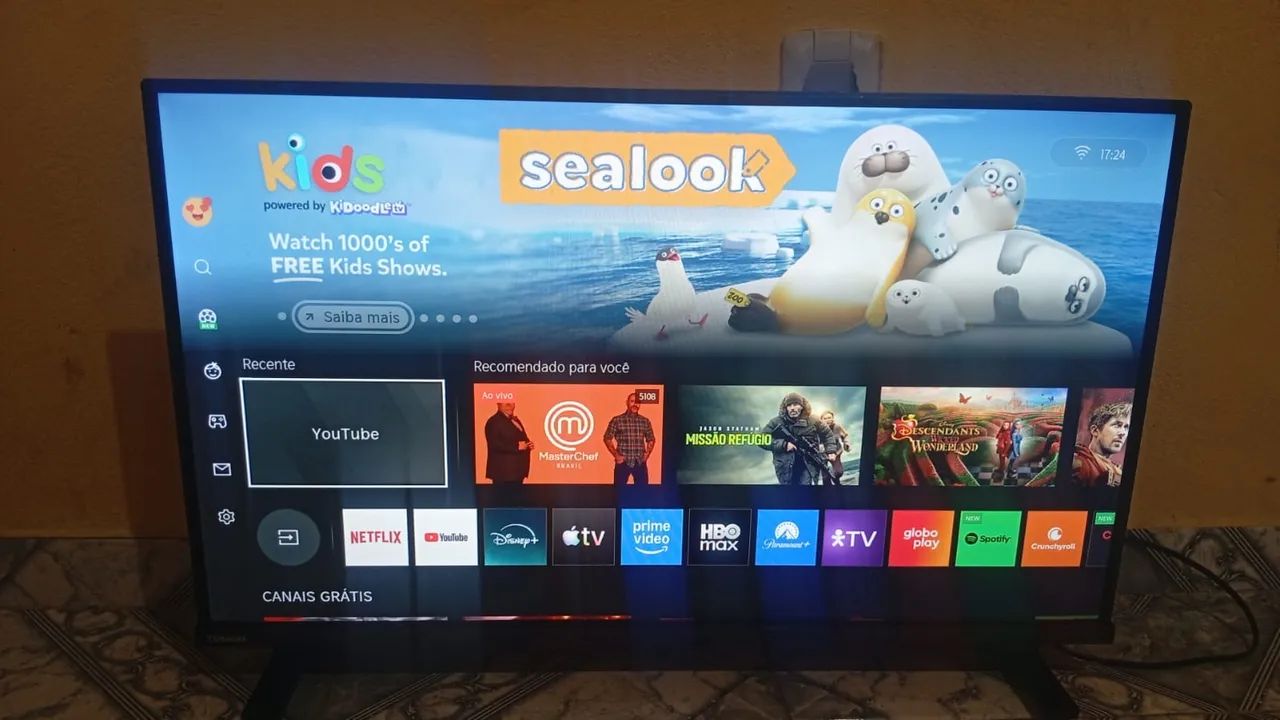 Tv semp Toshiba TCl 32 comando de voz Android - Foto 4