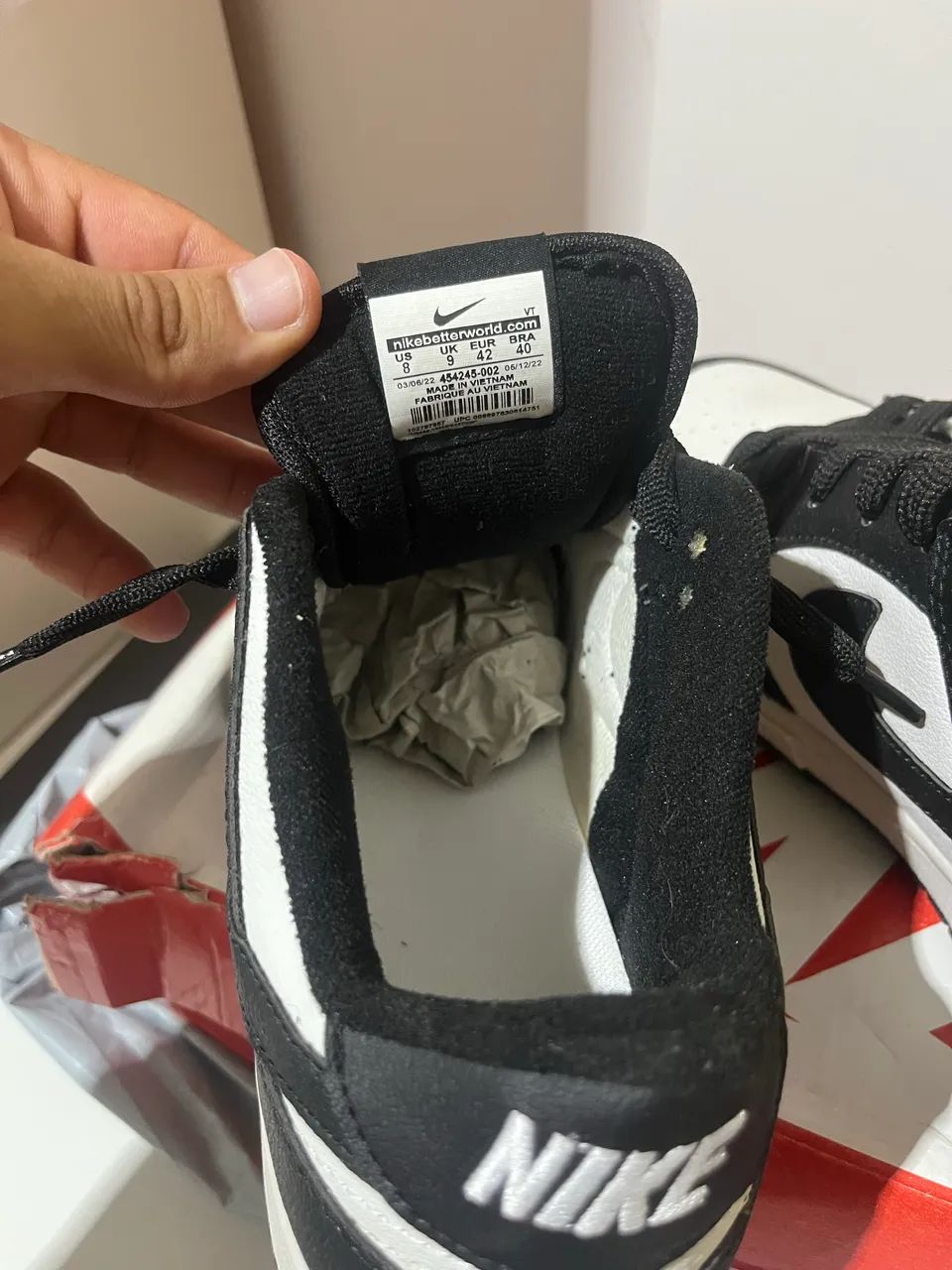 Tênis Nike Dunk Low Retro Panda