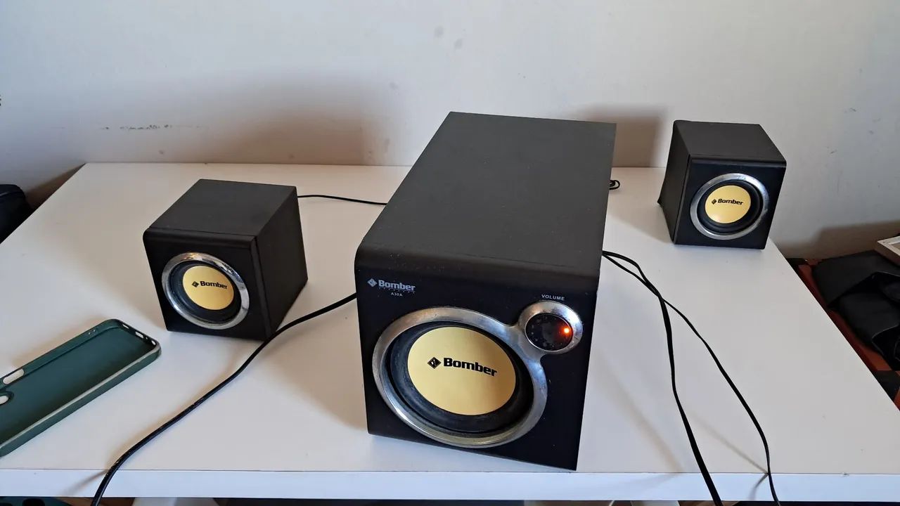 Subwoofer 2.1 caixa de som com grave - Foto 3