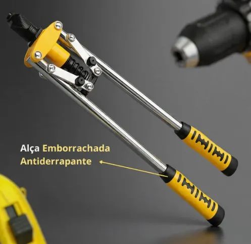 Alicate Rebitador Alavanca Profissional 3 Bicos 17 Polegadas - Foto 3