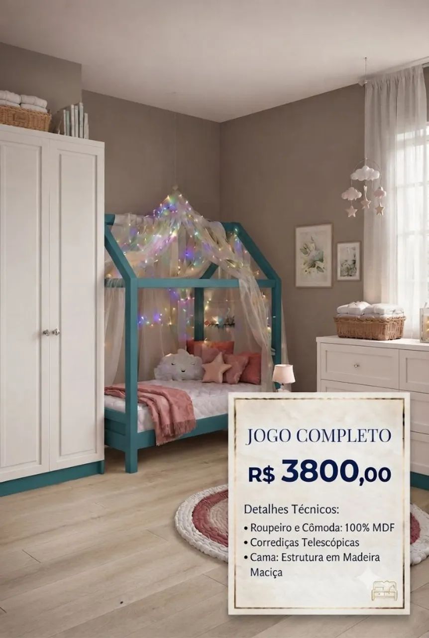 Jogo de quarto infantil 