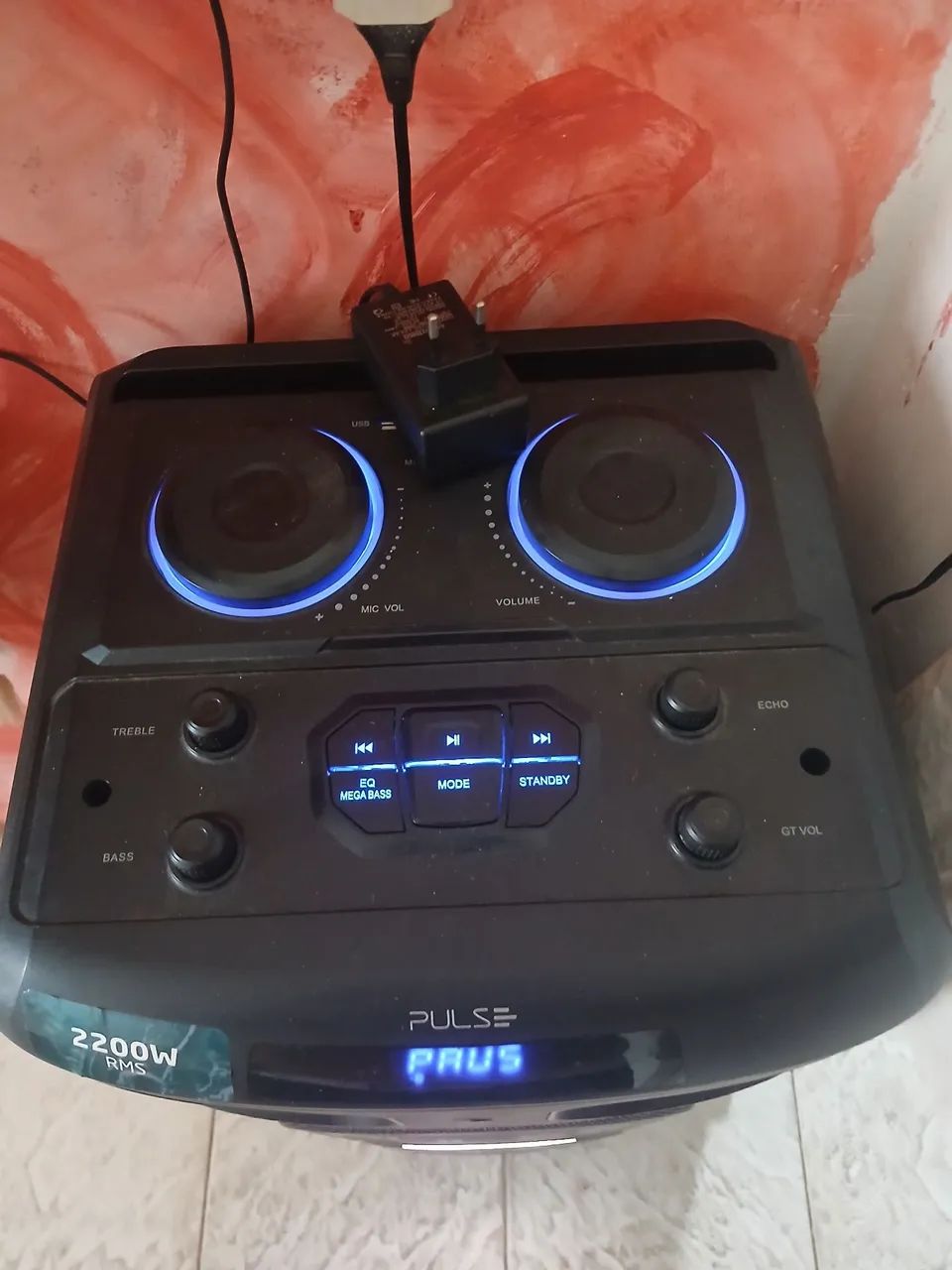 Torre de som Pulse 2200W  / EM PERFEITO ESTADO  - Foto 4