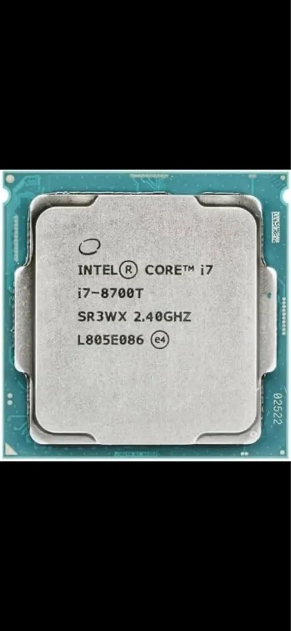 Processador Intel i7 8700t (35w)