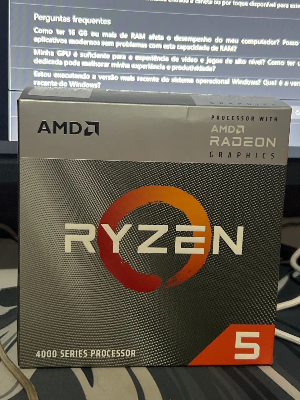  Ryzen 5 4600G + Caixa Original | Perfeito Estado | AM4 