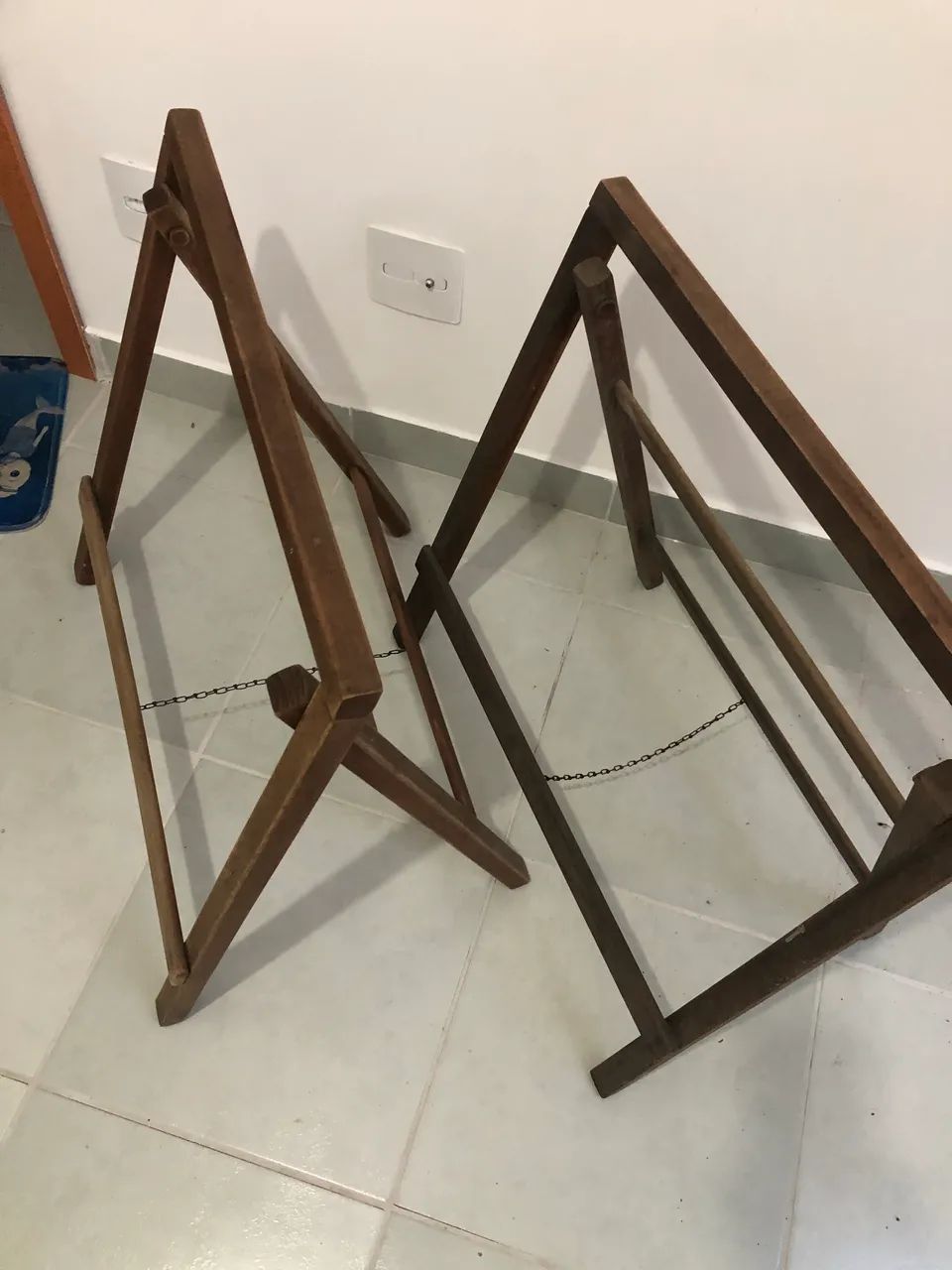2 Cavaletes de madeira elegantes - Foto 5