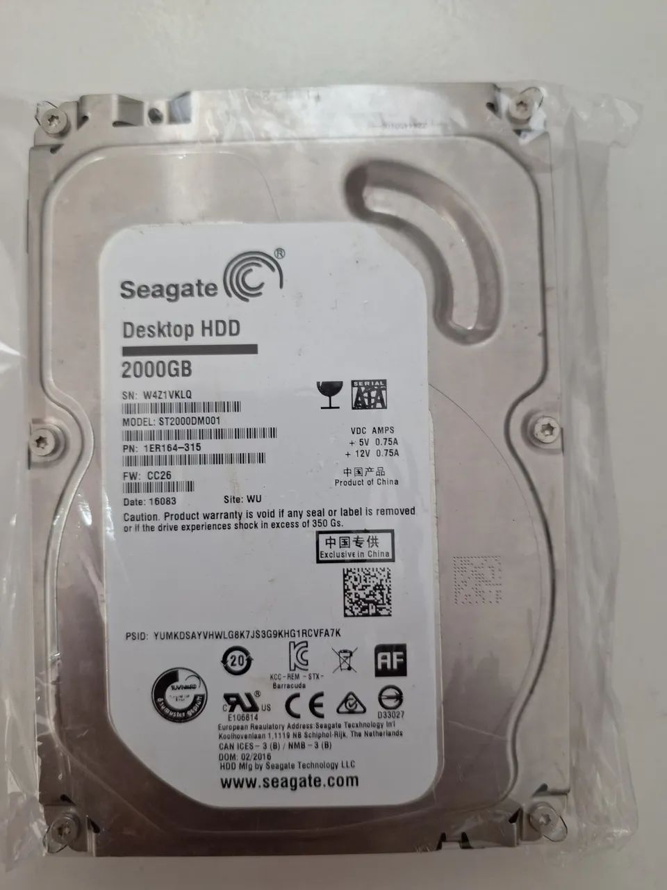 Hd 2TB seagate cftv cpu dvr nvr - Foto 5