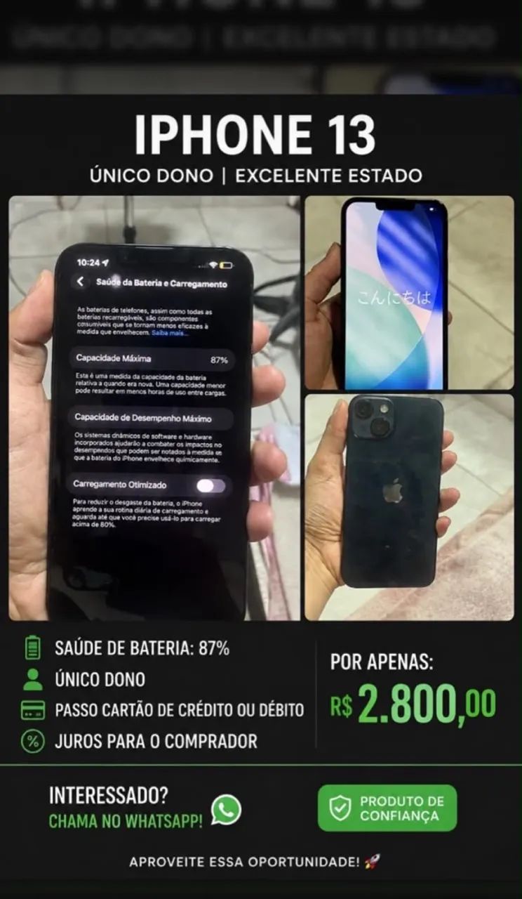 Vendo iPhone 13 128GB 