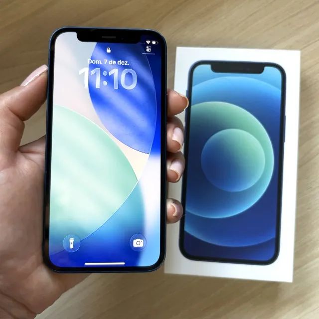 iPhone 12 Mini Azul 64gb - Celulares e Smartphones - Itoupavazinha
