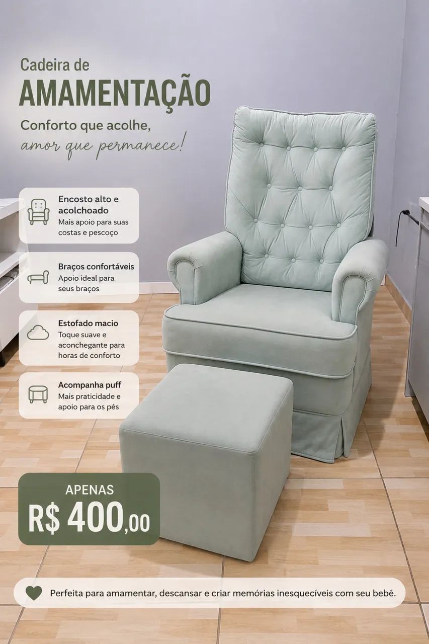 Cadeira amamentação 