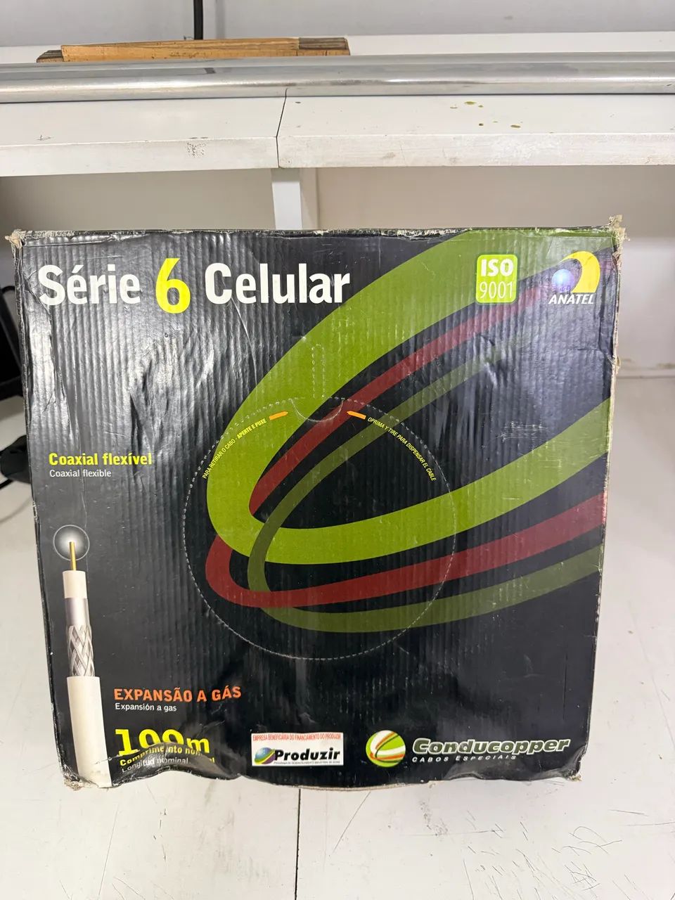 CABO COAXIAL SÉRIE 6  100 M 