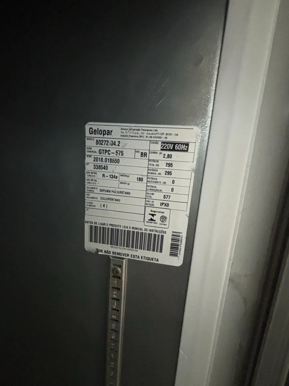Freezer vertical 577 litros gelopar  - Foto 3