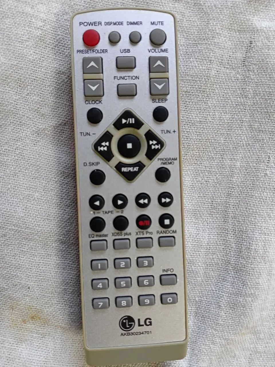 Controle Som lg 