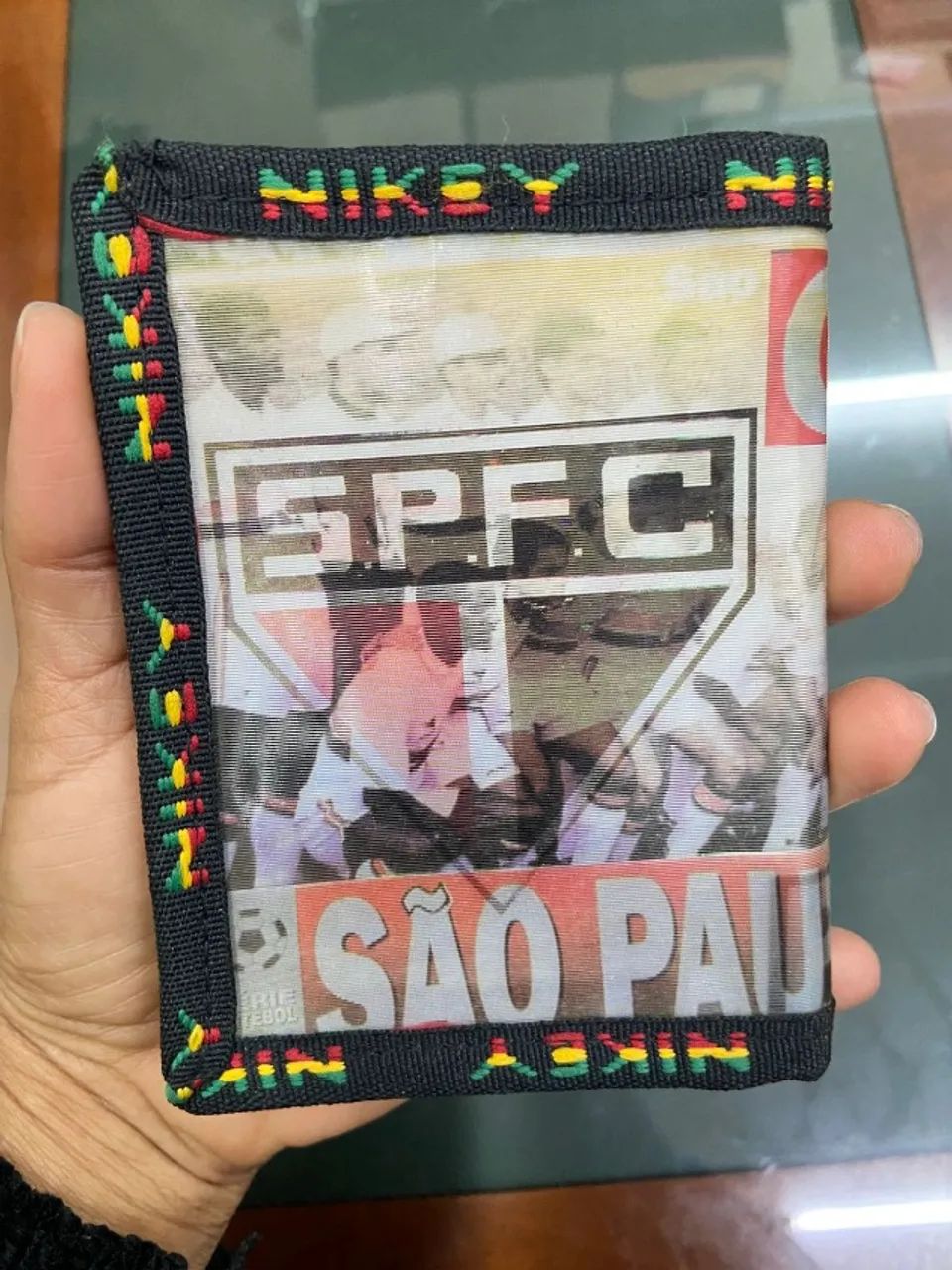 Carteira holográfica do SPFC 1990 DV0074