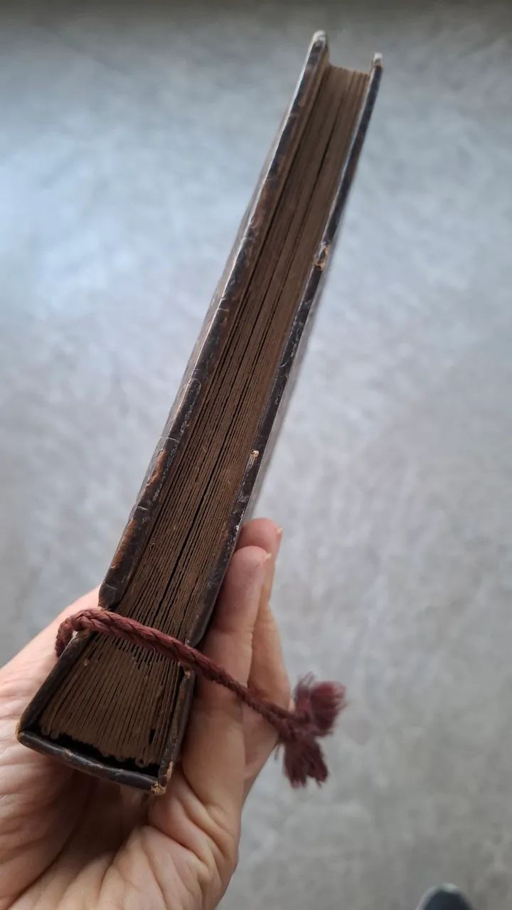 Album antigo com capa de couro estilo crccodilo - Foto 4