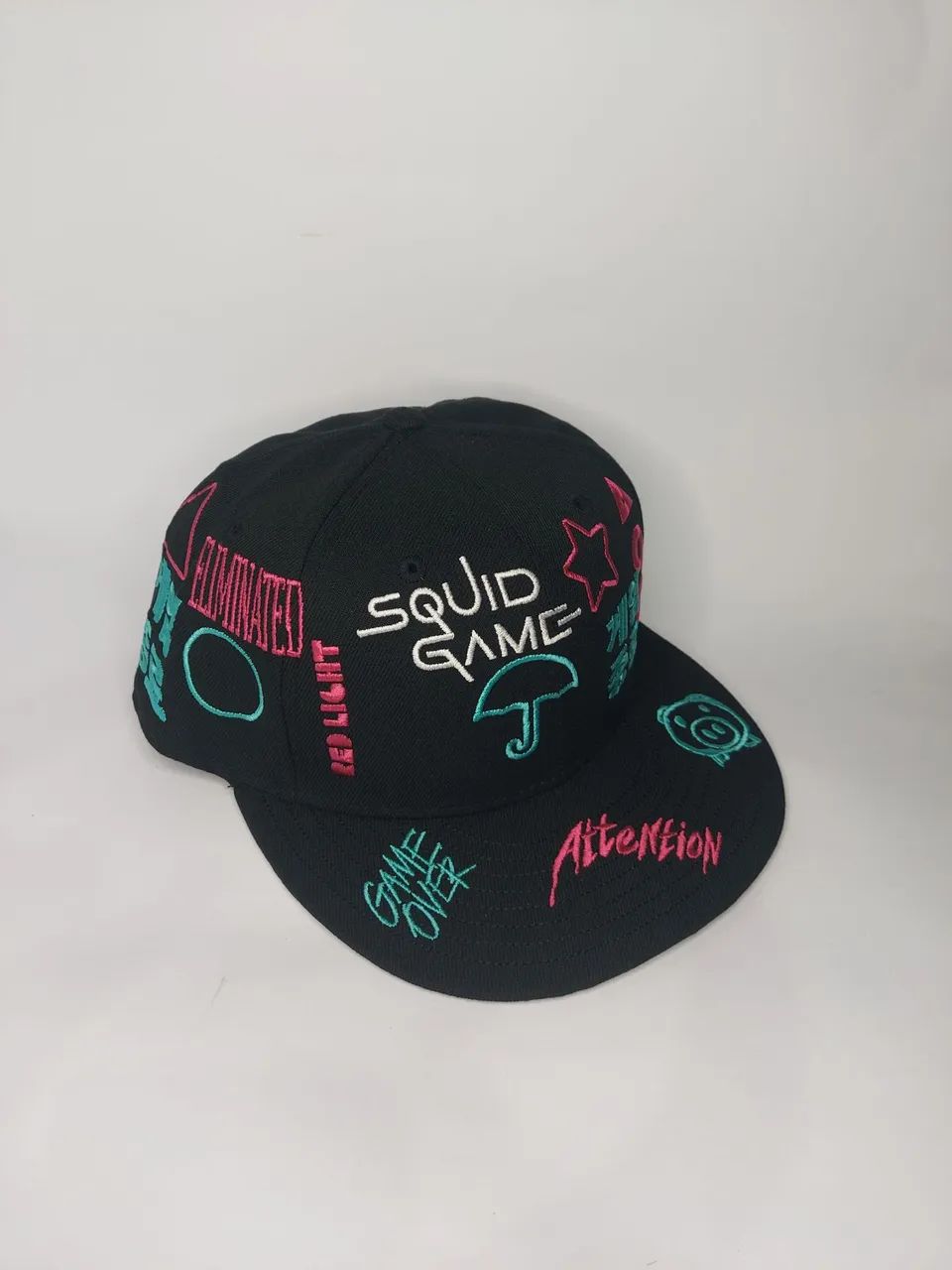 Boné 59fifty New era x Netflix preto - Squad Game
