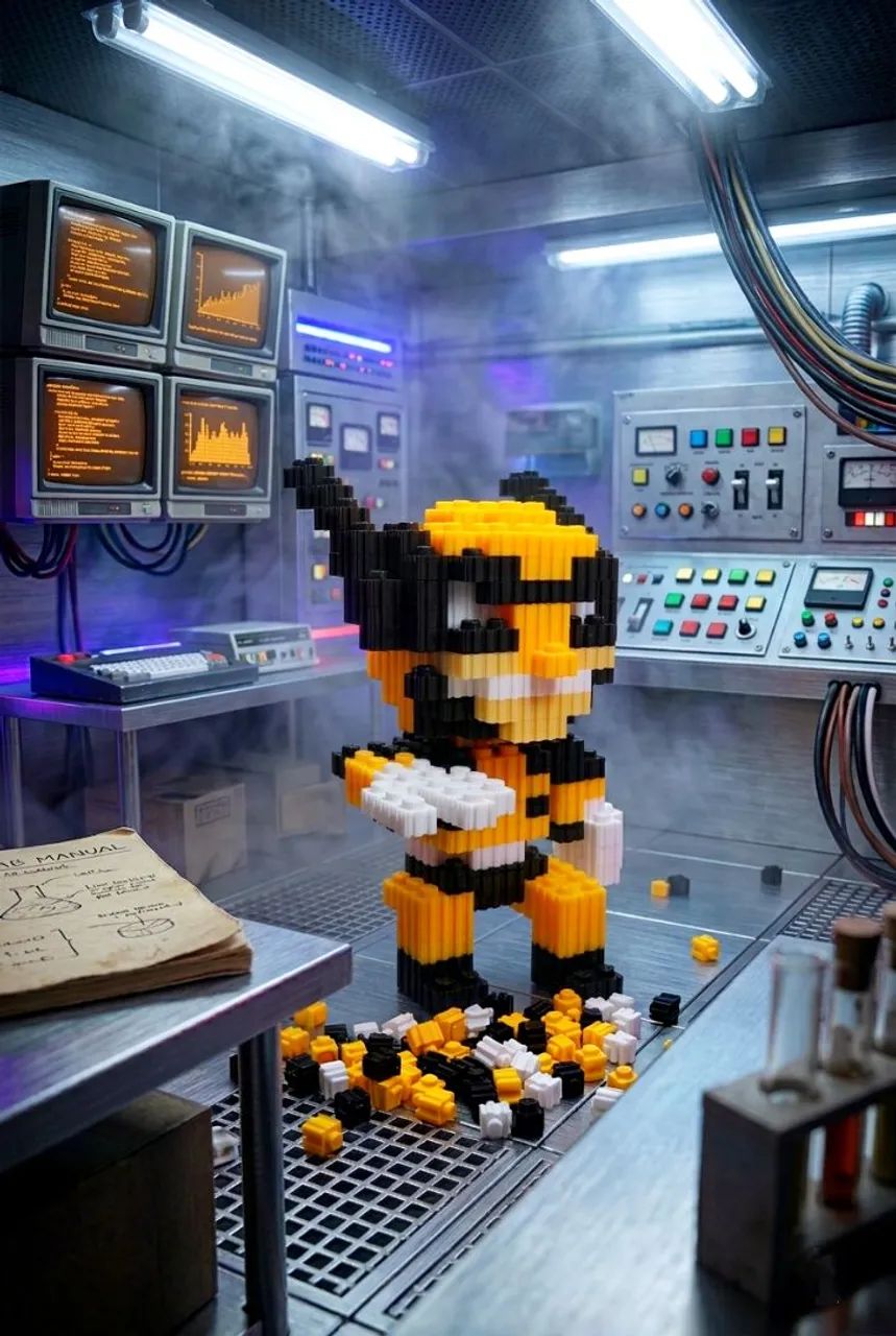 Boneco Blocos de Montar | Wolverine  - Foto 4