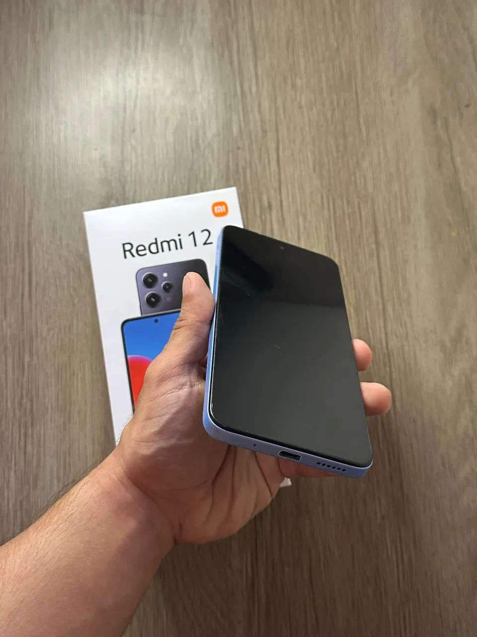 Redmi 12 Azul Conservado, Completo e com Caixa - Foto 3