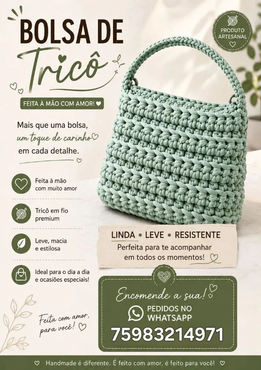 Crochê com carinho e amor aceitamos encomendas  - Foto 2