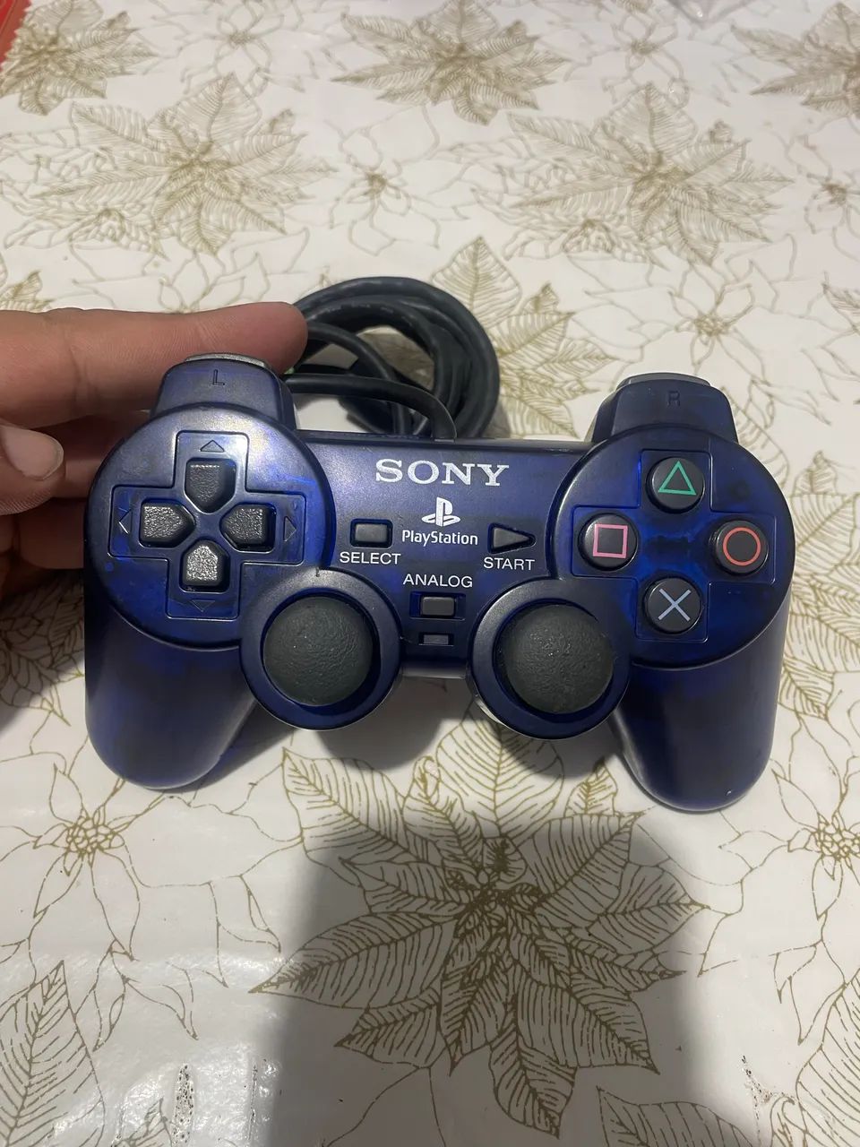 Controle Midnight blue ps2 original  - Foto 3
